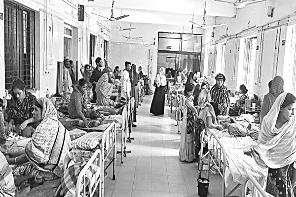 ঠান্ডা রোগে হাসপাতালে শতাধিক শিশু