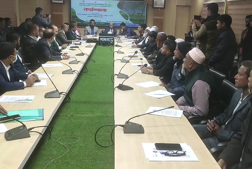 পঞ্চগড়ে চায়ের বর্তমান অবস্থা অবহিতকরণ বিষয়ক কর্মশালা অনুষ্ঠিত