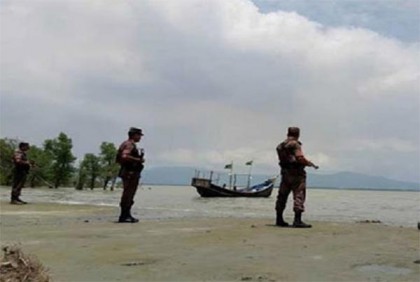 মিয়ানমার থেকে অনুপ্রবেশের চেষ্টাকালে ৯ রোহিঙ্গাকে প্রতিহত করল বিজিবি