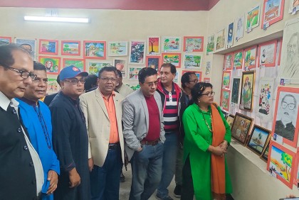 কুড়িগ্রামে শিল্পকর্ম প্রদর্শনী 