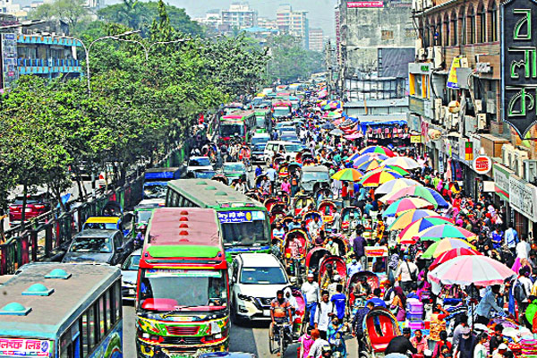 গতকাল সড়কে ছিল তীব্র যানজট