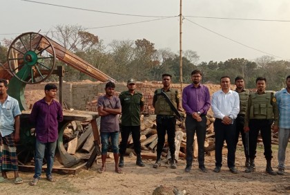 হিজলায় চারটি অবৈধ ইটভাটা বন্ধ করে দিয়েছে ভ্রাম্যমাণ আদালত