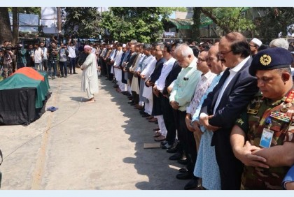 প্রধানমন্ত্রীর প্রেস সচিব ইহসানুল করিমের জানাজা অনুষ্ঠিত