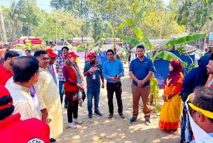টেকনাফে ঘূর্ণিঝড় প্রস্তুতিমূলক মাঠ মহড়া অনুষ্ঠিত