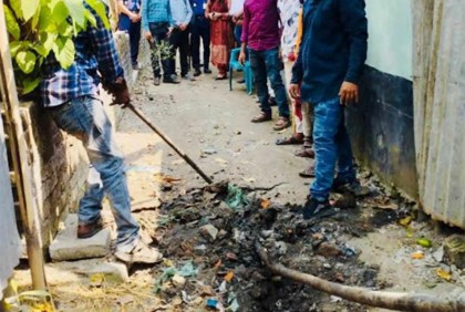 সরাইলে অবৈধ গ্যাস সংযোগ বিচ্ছিন্ন 