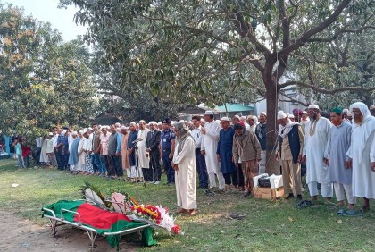 চাঁপাইনবাবগঞ্জে গোলাম আরিফ টিপুর জানাজা অনুষ্ঠিত
