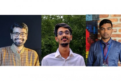 শাবির এফইটি সোসাইটির ভিপি লিমন, জিএস শাহরিয়ার, সহ দপ্তর অভি