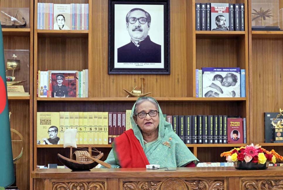 জাতির উদ্দেশে দেয়া প্রধানমন্ত্রীর পূর্ণাঙ্গ ভাষণ