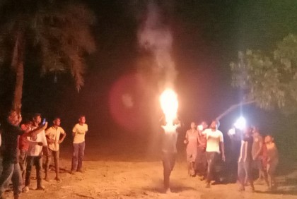 নাটোরে ক্ষুদ্র নৃ-গোষ্ঠীদের ফাগুয়া উৎসব পালিত