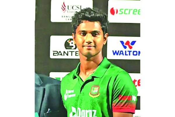 হাসান মাহমুদের টেস্ট অভিষেক