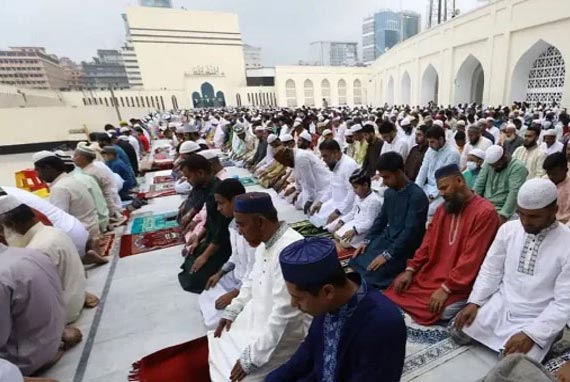 বায়তুল মোকাররমে ঈদুল ফিতরের ৫ জামাত