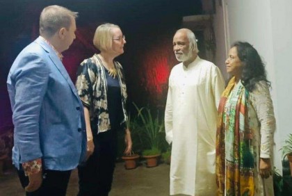 মঈন খানের বাসায় ব্রিটিশ হাইকমিশনারের নৈশভোজ
