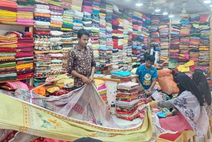 শেষ সময়ে জমজমাট হবিগঞ্জের ঈদ বাজার