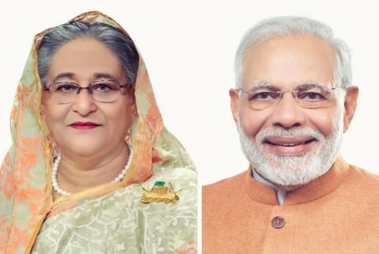ঈদের শুভেচ্ছা জানিয়ে শেখ হাসিনাকে মোদির চিঠি