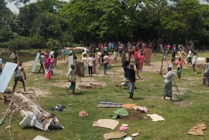 হবিগঞ্জে গরুর ঘাস কাটা নিয়ে দু'পক্ষের সংঘর্ষ

