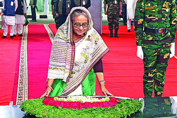 মুজিবনগর দিবসে বঙ্গবন্ধুর প্রতি শ্রদ্ধা প্রধানমন্ত্রীর
