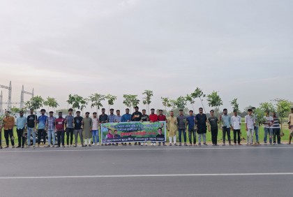 দিনাজপুর জেলা ছাত্রলীগের ৫০০ বৃক্ষের চারা বিতরণ-রোপণ
