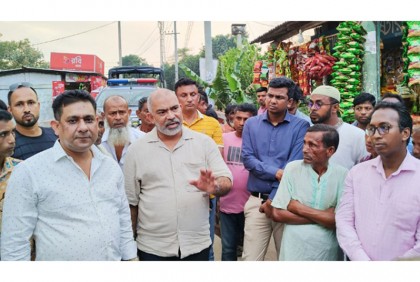 
কুলাউড়ায় সংসদ সদস্যের উন্নয়নকাজ পরিদর্শন