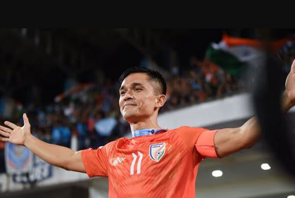 আন্তর্জাতিক ফুটবল থেকে অবসরের ঘোষণা সুনীল ছেত্রীর