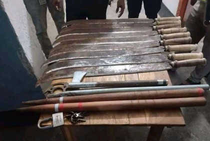নেত্রকোনায় প্রার্থীর কার্যালয়ে হামলা-ভাঙচুর, অস্ত্র উদ্ধার, আটক ৩
