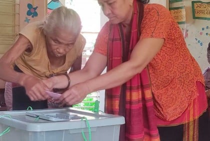 খাগড়াছড়িতে শান্তিপূর্ণ ভোটগ্রহণ চলছে