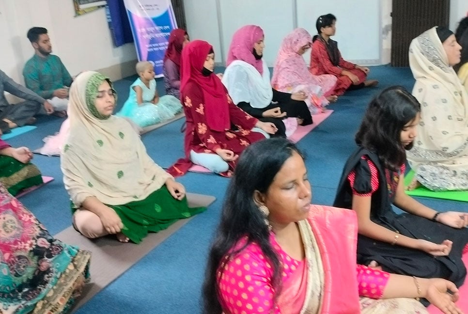 গাইবান্ধায় বিশ্ব মেডিটেশন দিবস পালিত