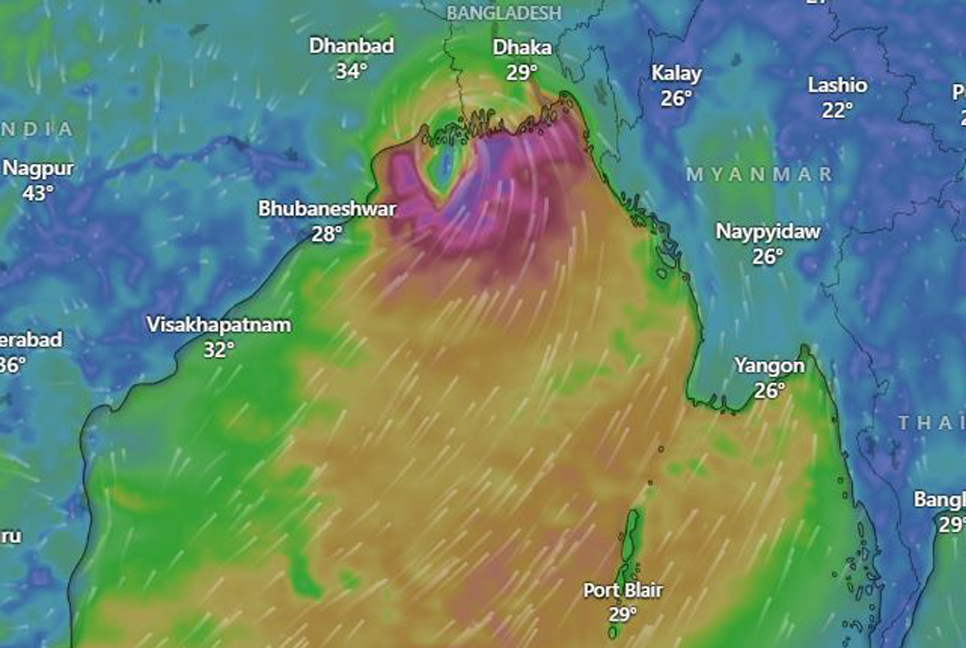 সন্ধ্যার পর খেপুপাড়া অতিক্রম করতে পারে ঘূর্ণিঝড় রেমালের অগ্রভাগ