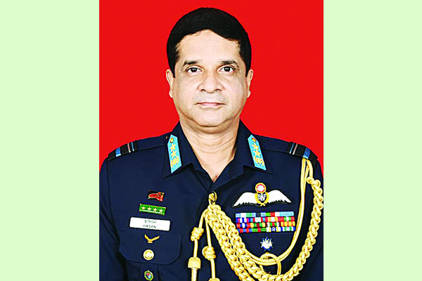 নতুন বিমানবাহিনী প্রধান হাসান মাহমুদ খান