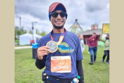 কানাডায় আল্ট্রা ম্যারাথনে প্রথম প্রবাসী বাংলাদেশির অংশগ্রহণ

