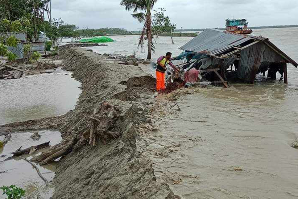 বরগুনায় রিমালে ছয় হাজার হেক্টর কৃষিজমি ক্ষতিগ্রস্ত