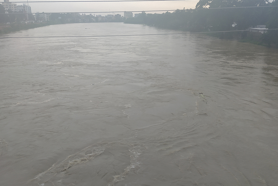 মৌলভীবাজারে নদীর পানি বৃদ্ধি, ভাঙন আতঙ্ক
