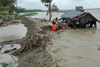 বরগুনায় রিমালে ছয় হাজার হেক্টর কৃষিজমি ক্ষতিগ্রস্ত