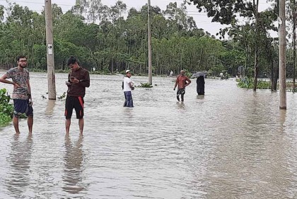 সিলেটে বিপৎসীমার ওপরে ৫ নদী