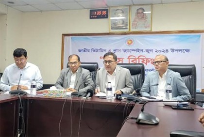 শনিবার এক লাখের বেশি কেন্দ্রে খাওয়ানো হবে ভিটামিন ‘এ’ ক্যাপসুল