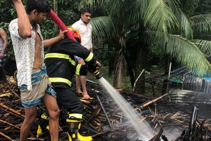 কুতুবদিয়ায় বসতবাড়িতে অগ্নিকাণ্ড