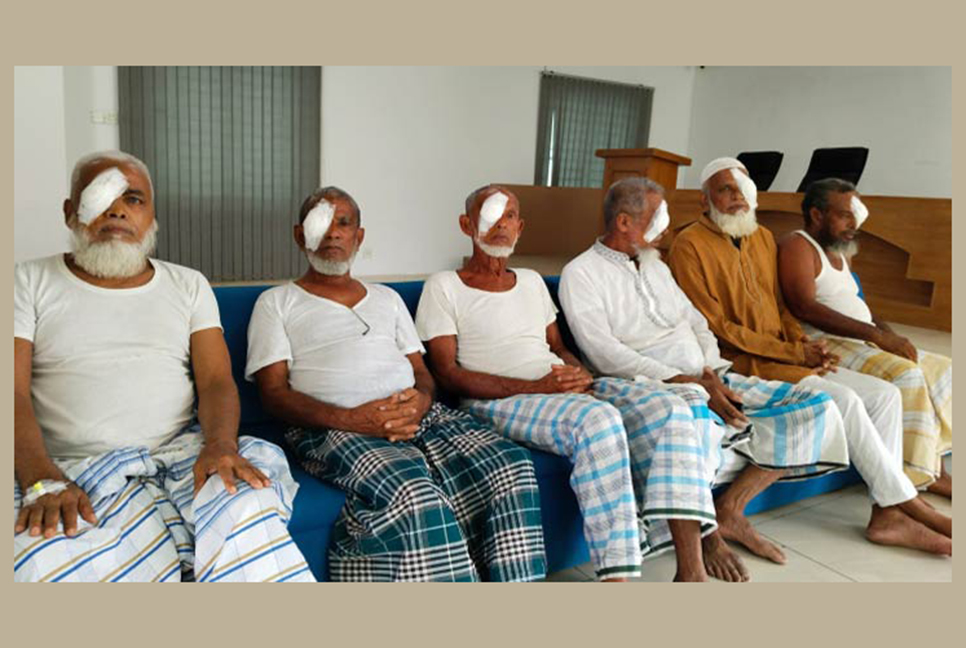 নিখরচায় বসুন্ধরা চক্ষু হাসপাতালে ২৩ রোগীর অপারেশন 


