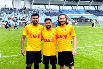 যুক্তরাজ্যে ম্যানচেস্টার সিটি কর্পোরেট কাপে আইইউবির ফুটবলারদের অনন্য সাফল্য