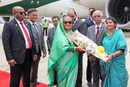নয়াদিল্লি পৌঁছেছেন শেখ হাসিনা 
