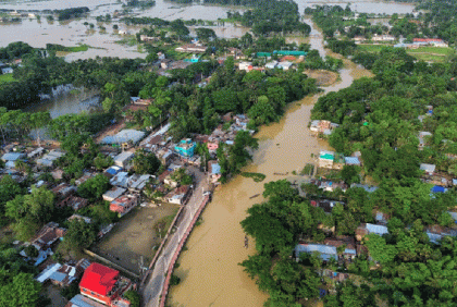সিলেটে বন্যা: ৫ লাখ মানুষ এখনো পানিবন্দী

