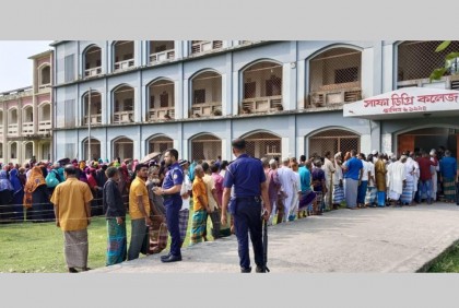 পিরোজপুরের মঠবাড়িয়া উপজেলায় ভোটের চিত্র 

