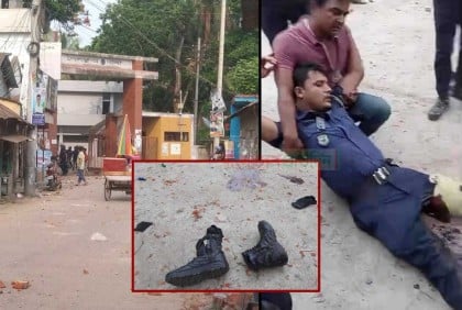 থানায় আওয়ামী লীগ নেতাকর্মীদের হামলা, পুলিশসহ আহত ৩০