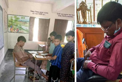 শ্রেণিকক্ষে ঘুমানোর প্রতিবাদ করায় সহকর্মীর হাতে মার খেলেন শিক্ষক