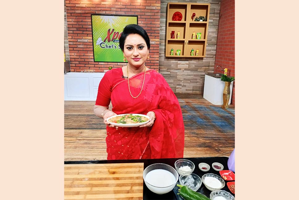 আজ আরটিভির শেফ স্টুডিওতে সোনিয়া