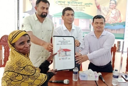 মোরেলগঞ্জে আরও ৫০ পরিবার পেল প্রধানমন্ত্রীর ঘর