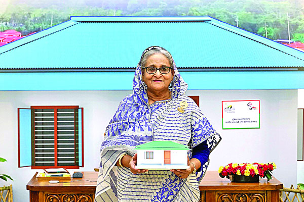 আশ্রয়ণের ঘর জীবন বদলে দিয়েছে : প্রধানমন্ত্রী