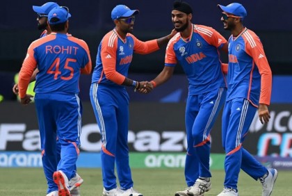 যুক্তরাষ্ট্রকে হারিয়ে সুপার এইটে ভারত

