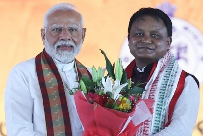  ওড়িশার মুখ্যমন্ত্রী হিসেবে শপথ নিলেন মোহন মাঝি

