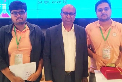 জাতীয় পর্যায়ে বিজ্ঞান মেলায়
পুণ্ড্র বিশ্ববিদ্যালয় পঞ্চম 