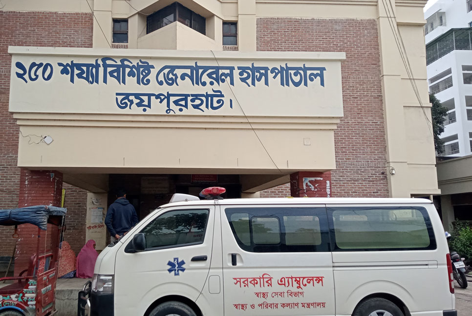 জয়পুরহাটে ট্রাকের ধাক্কায় ভটভটি চালক নিহত