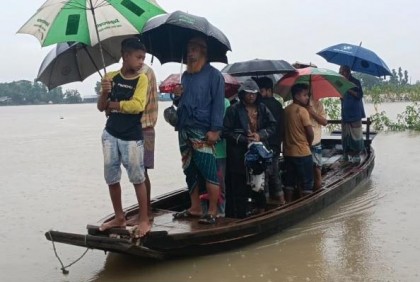 সুনামগঞ্জে বিপৎসীমার উপরে নদ-নদীর পানি